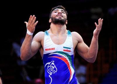 پرچمدارکاروان ایران بعد از کسب طلا:به المپیک بزرگسالان فکر می کنم