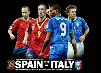 ایتالیا در فکر انتقام از اسپانیای شکست ناپذیر
