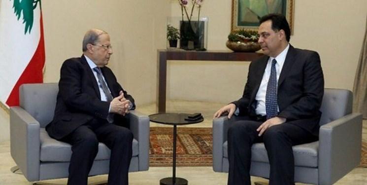 دیاب برای رایزنی درباره تشکیل کابینه به ملاقات رئیس جمهور لبنان رفت