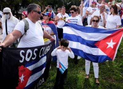 تور کوبا ارزان: کوبایی های ساکن آمریکا علیه هاوانا راهپیمایی کردند
