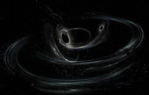 امواج گرانشی در فضا، زمان یک سیاهچاله را به اعماق فضا پرتاب نموده اند